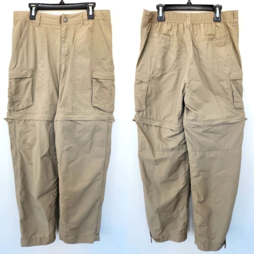REI Co-op Women's Classic Sahara Convertible Nylon Hiking Pants Tan Size 6 Petit